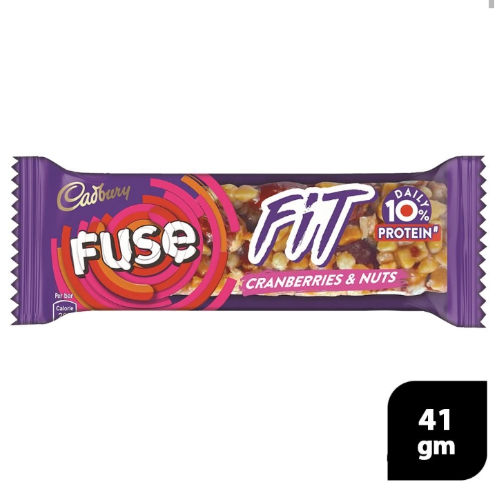 Cadbury Fuse Fit Cranberry & Nuts Snack Bar