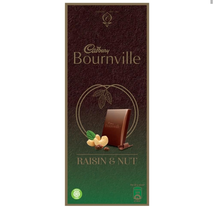 Cadbury Bournville Raisin & Nut Dark Chocolate