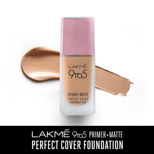 Lakme 9 To 5 Primer + Matte Perfect Cover Foundation - N200 Neutral Nude