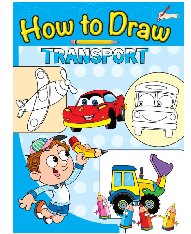 How to Draw Transport Step by step Drawing Book