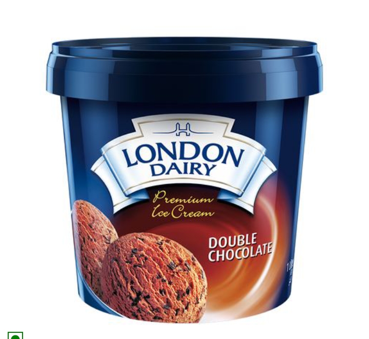London Dairy Double Chocolate Ice Cream 1Ltr