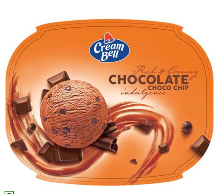 Cream Bell Chocolate Choco Chip 750ml