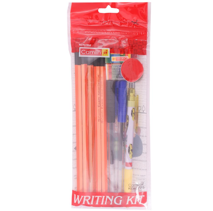 Camlin Writing Kit (Set of 10)