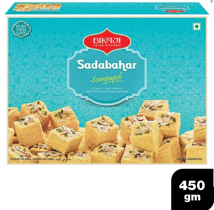 Bikaji Sadabahar Soanpapdi 450 gm