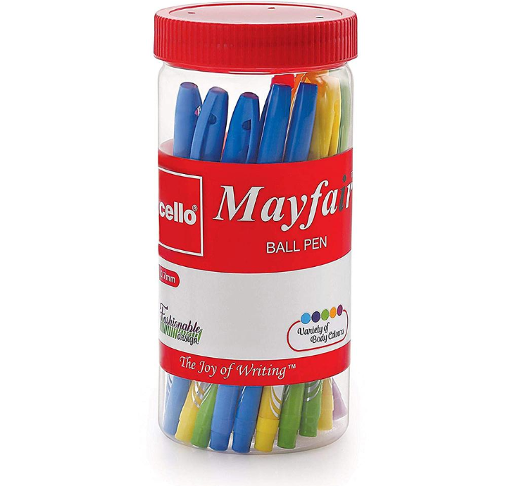 Bic Cello 0.7 mm Mayfair Classic Blue Ballpoint Pen (Pack of 25)