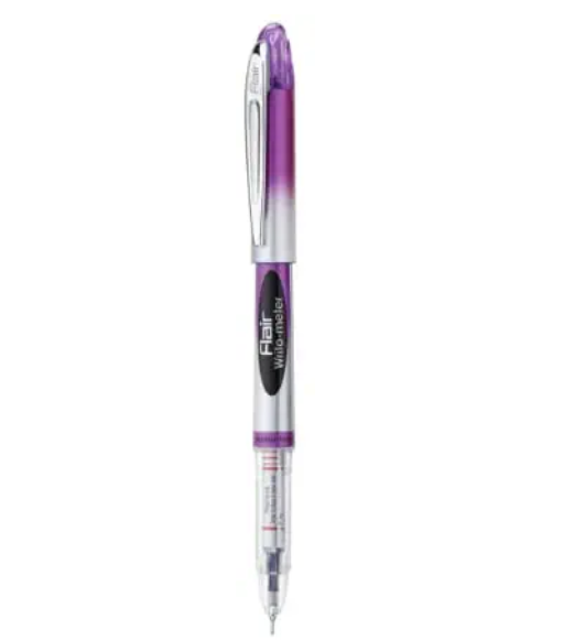 Flair  writo meter 0.5mm Ball Point Pens - Pack of 10 (Blue)