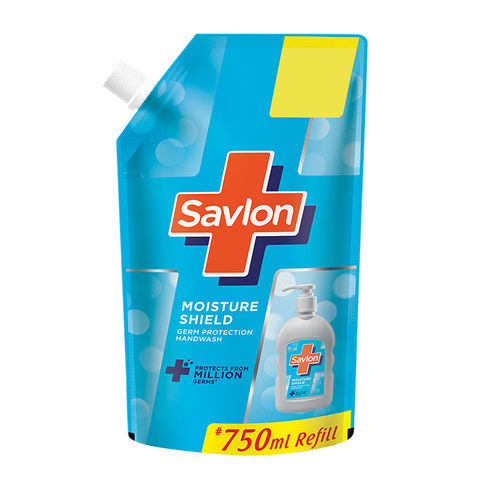 Savlon Moisture Shield Germ Protection Liquid Handwash Refill Pouch (750ml)