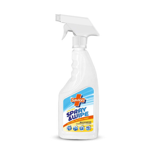 Savlon Spray & Wipe Multipurpose Disinfectant Cleaner Kills 99.9% Germs Glass Home Kitchen 500ml