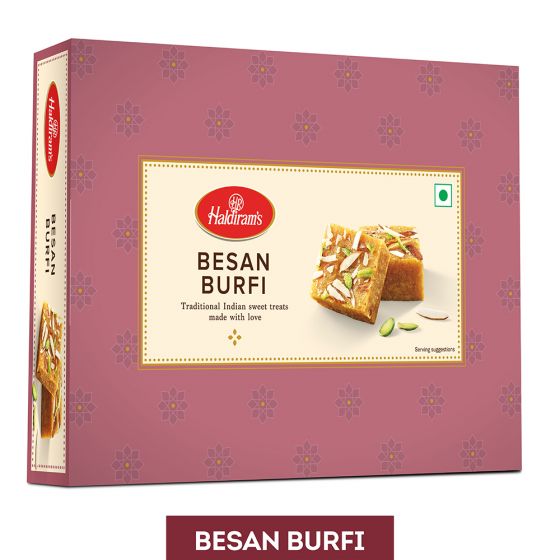 Haldiram's Besan Burfee 400 Gm,