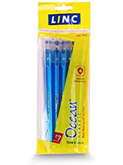 Linc Ocean Classic Gel Pen, Blue, 25 pcs