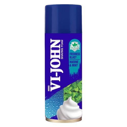 VI-JOHN Shaving Foam with Marine & Mint (400gm)