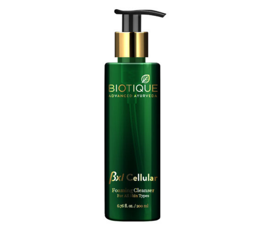 Biotique BXL Cellular Clean - Foaming Cleanser For All Skin Types (200ml)
