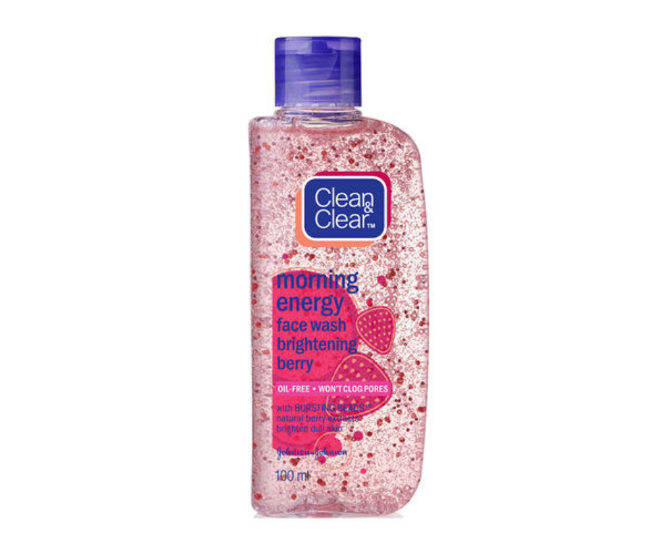 Clean & Clear Morning Energy Face Wash- Brightening Berry (100ml)