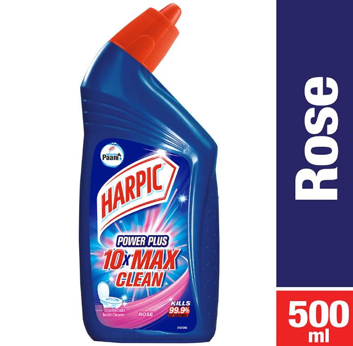 Harpic Power Plus Rose Disinfectant Toilet Cleaner 500 ml