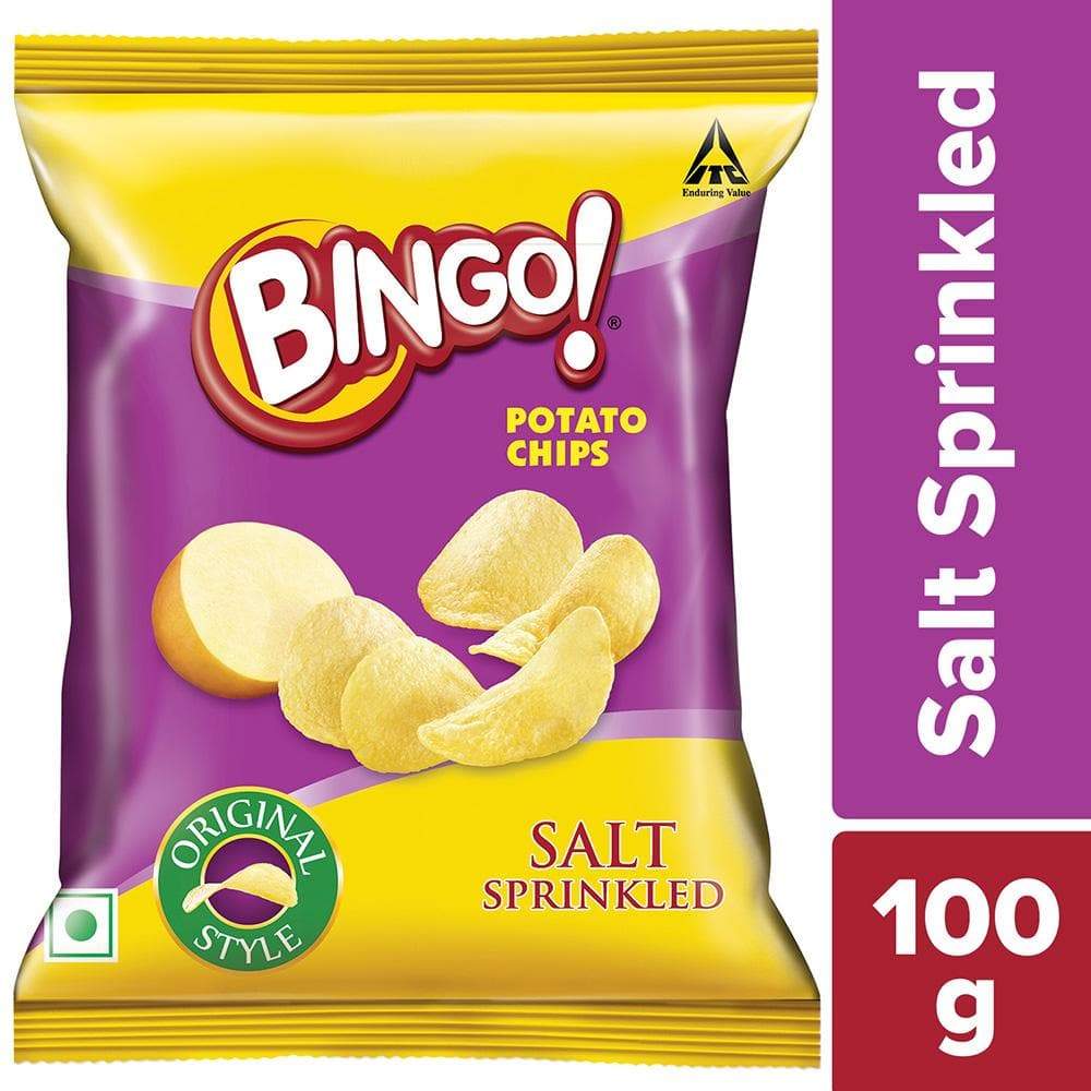 Bingo! Original Style Salt Sprinkled Potato Chips 100g
