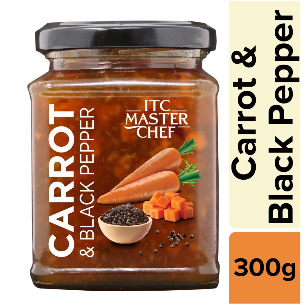 ITC Master Chef Conserves & Chutneys - Carrot & Blackpepper Chutney & Dip 300g