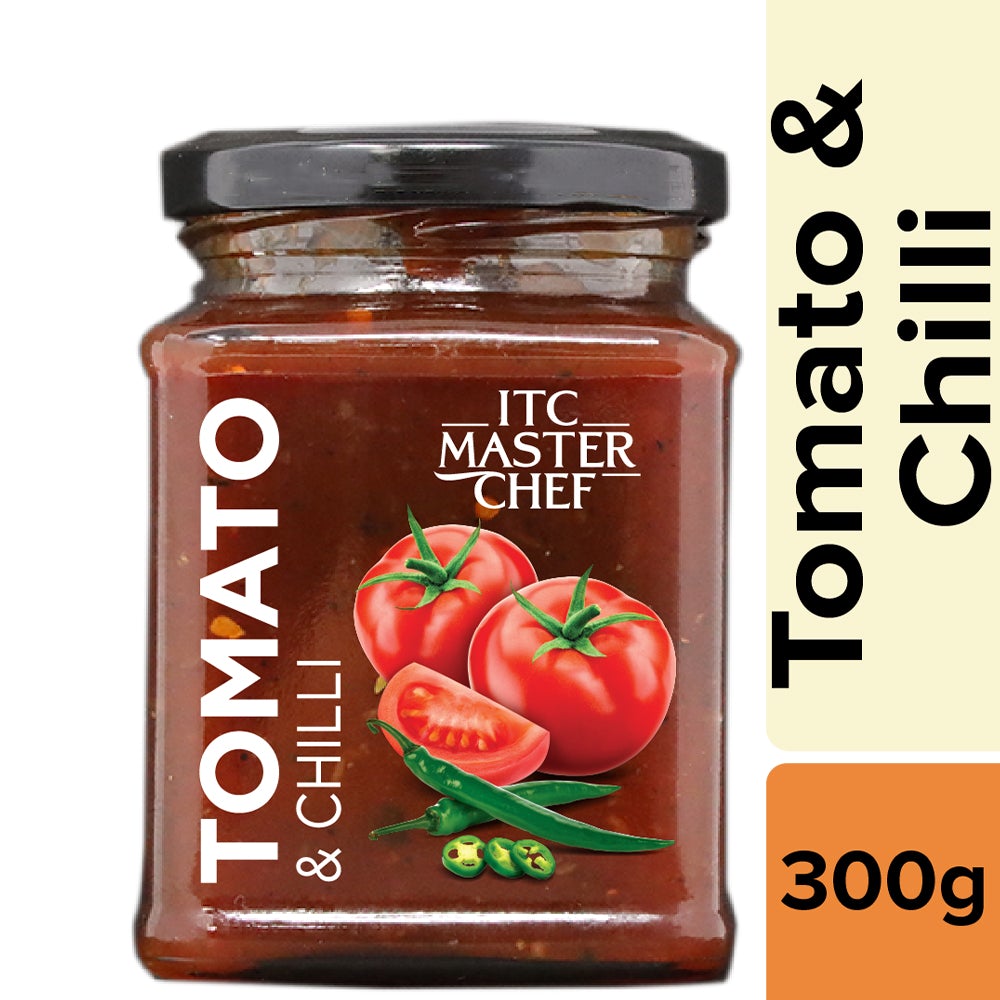 ITC Master Chef Conserves & Chutneys - Tomato & Chilli Chutney & Dip 300g