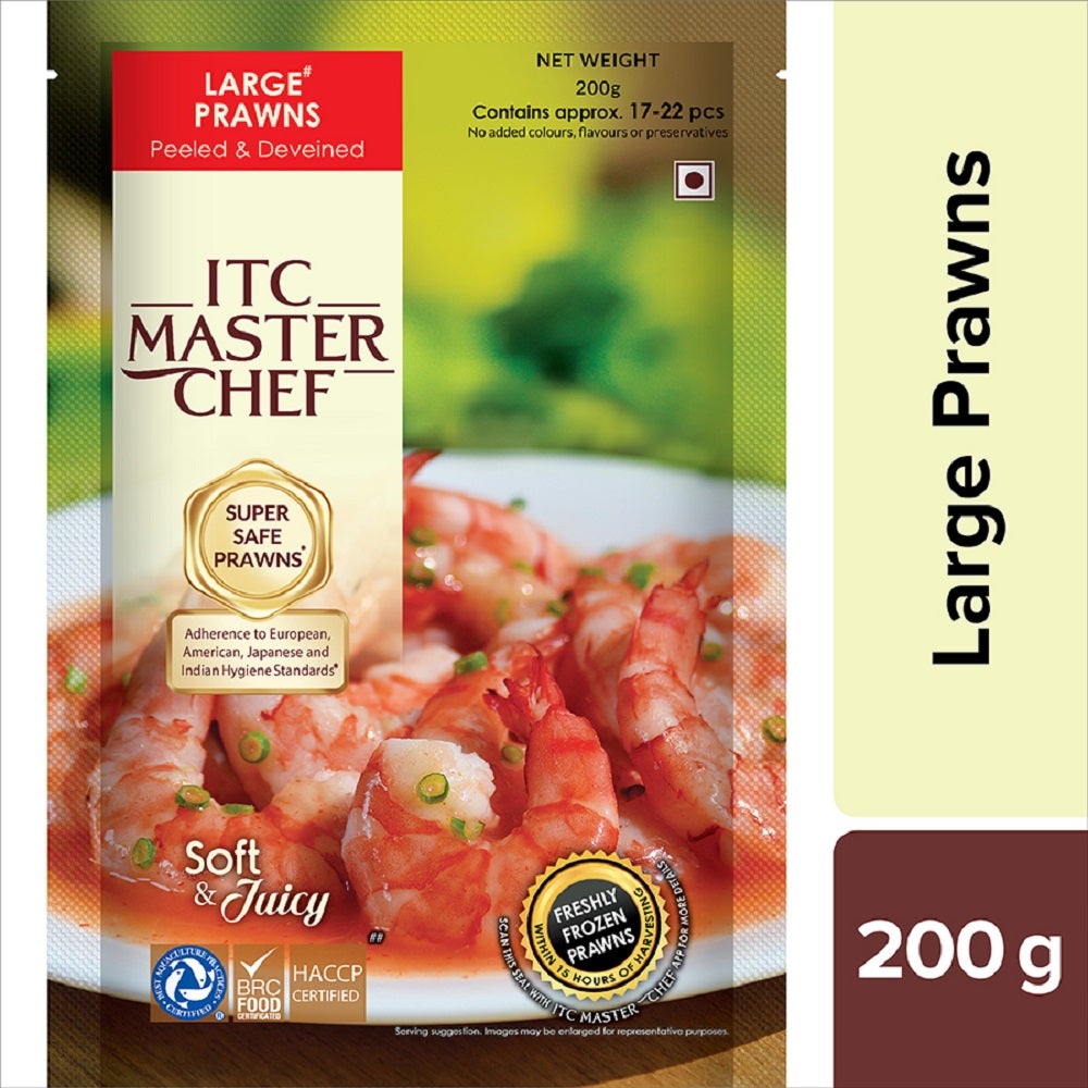 ITC Master Chef Large Prawns 200g