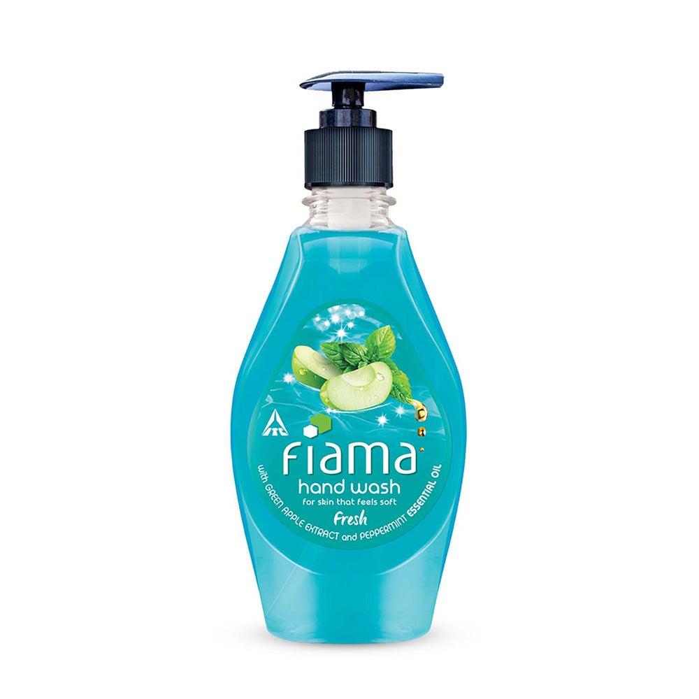 Fiama Fresh moisturising Handwash with Green Apple extract & peppermint essential oil, 400ml pump