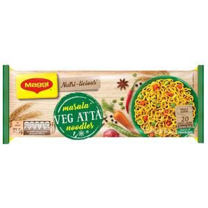 MAGGI Nutri-licious Masala Veg Atta Noodles - Pouch, 290 g, Pack of 2, 2x290 g Multipack