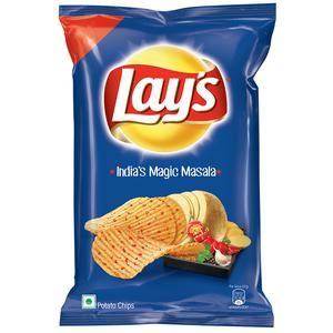 Lays Potato Chips - Indias Magic Masala, 52 gm