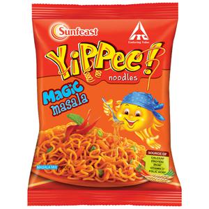 Sunfeast Sunfeast Yippee Magic Masala Noodles,, 10X60 g (Pack of 10)