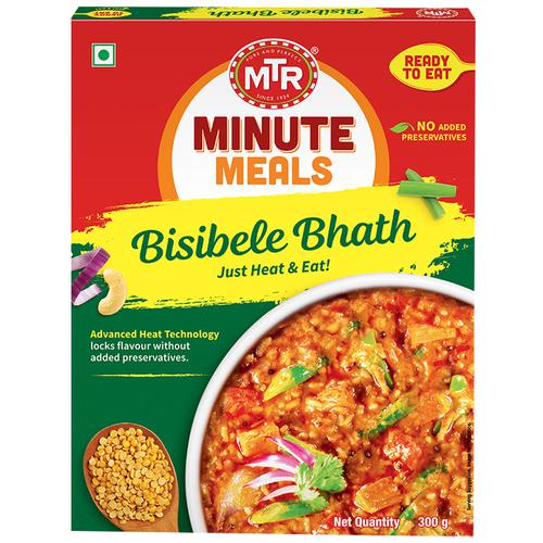 MTR Ready To Eat - Bisibele Bhath, 300 g Carton