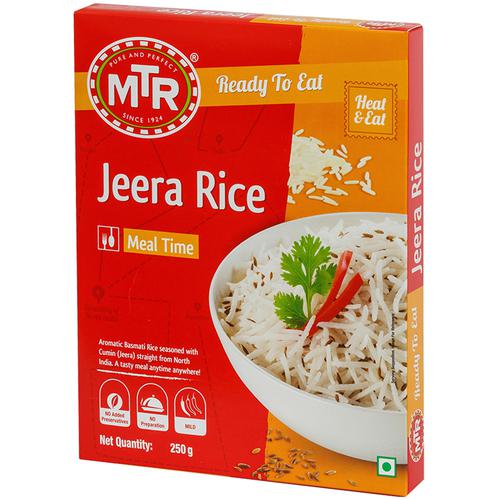 MTR Ready To Eat - Jeera Rice, 250 g Carton