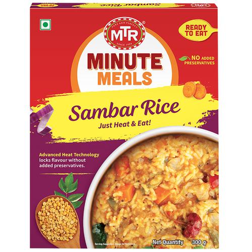 MTR Ready To Eat - Sambar Rice, 300 g Carton