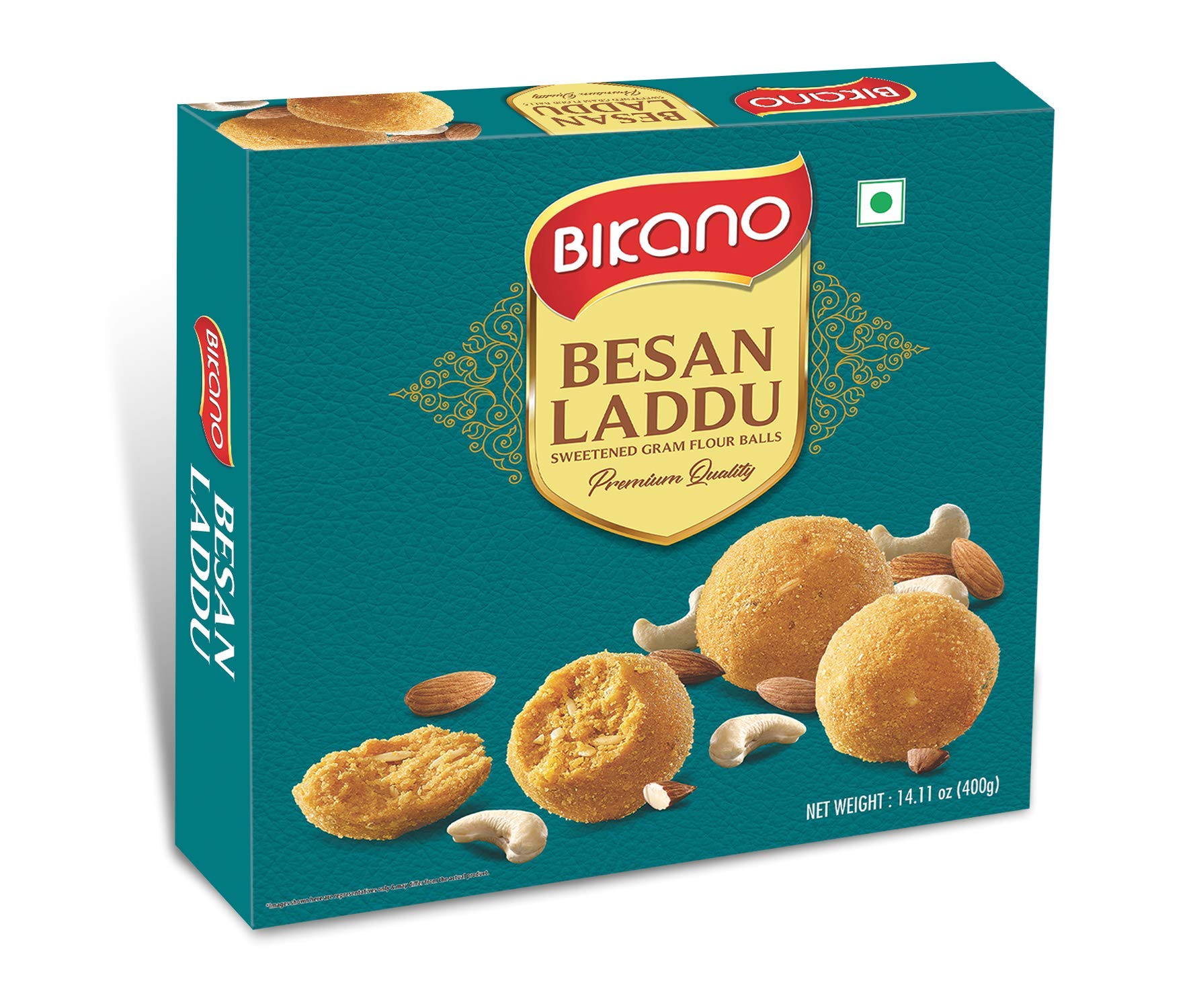 Bikano Besan Laddu Spl, 400 gram box