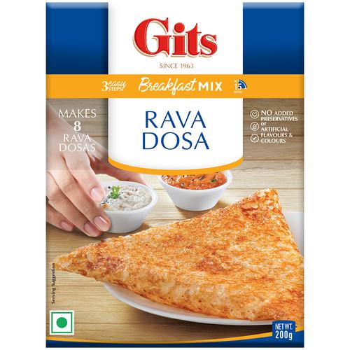 Gits Breakfast Mix - Rava Dosa, 200 g Carton