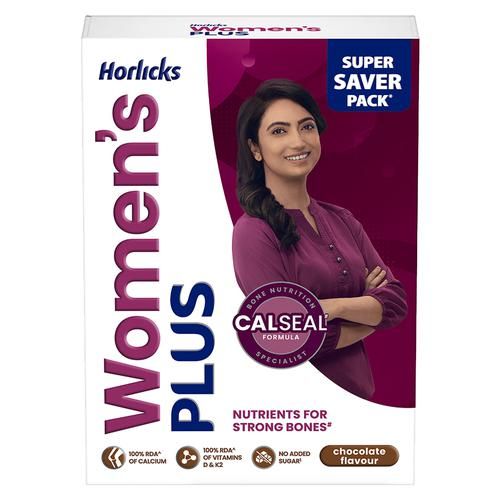 Horlicks Horlicks Women's Plus, Chocolate, 400 g Carton