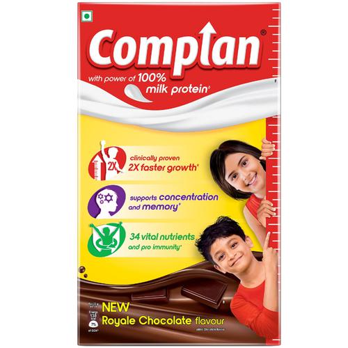 Complan Nutrition & Health Drink - Improves Concentration & Memory, Royale Chocolate Flavour, 1 Kg Carton