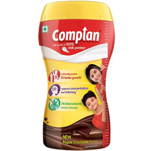 Complan Nutrition & Health Drink - Improves Concentration & Memory, Royale Chocolate Flavour, 500 g .
