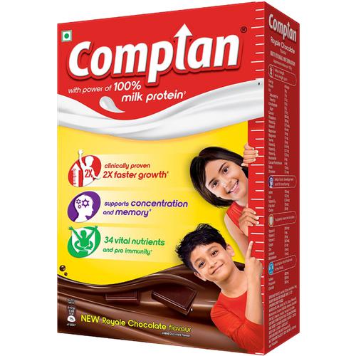 Complan Nutrition & Health Drink - Improves Concentration & Memory, Royale Chocolate Flavour, 750 g