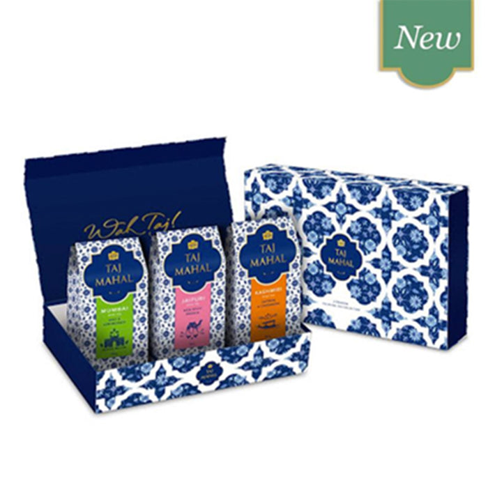 Taj Mahal Premium Tea Gift Collection (3 Flavours X100 G)