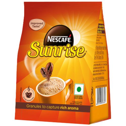 Nescafe Sunrise Instant Coffee - Chicory Mix, Rich In Aroma & Flavour, 200 g Pouch