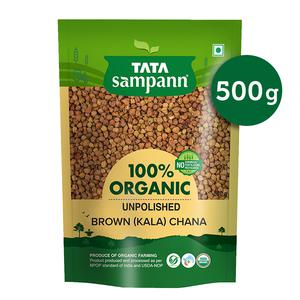 Tata Sampann Organic Brown Chana, 500 g