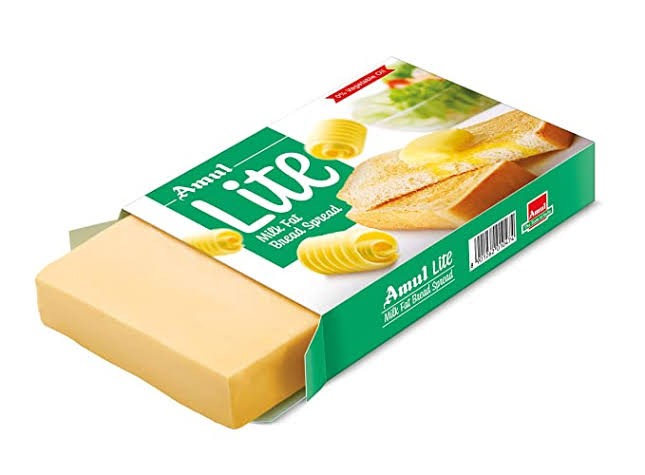 Amul lite milk fat bread spread - 100gm