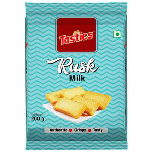 Tasties Rusk - Milk, 2x200 g Multipack