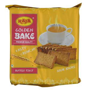 Raja Golden Bake Rusk Biscuit, 150 g