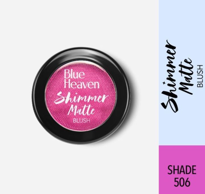 Blue Heaven Shimmer Matt Blush On 506(7 g)