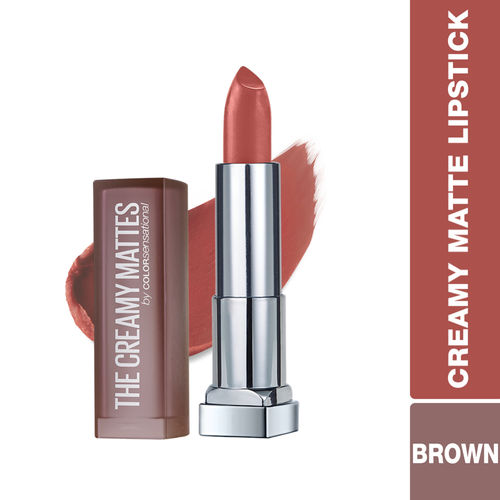 Maybelline New York Color Sensational Creamy Matte Lipstick, 657 Nude Nuance, 3.9g