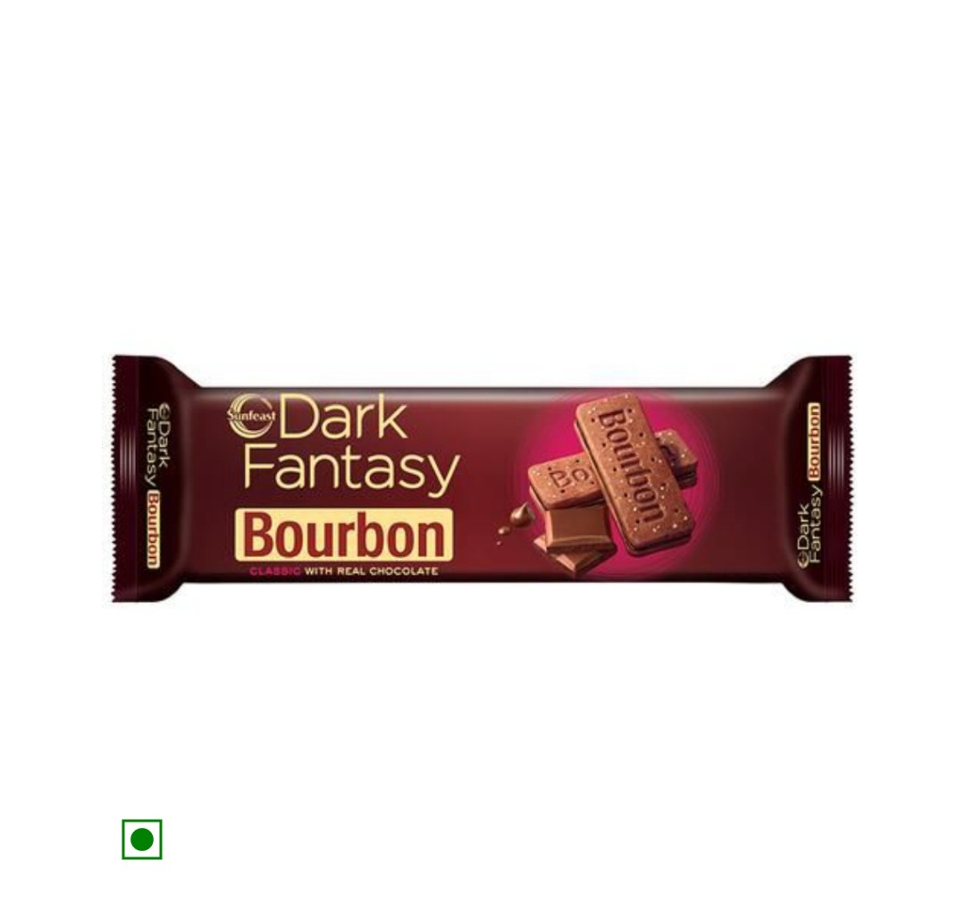 Sunfeast Dark Fantasy, Bourbon Classic with real chocolate - 120gm