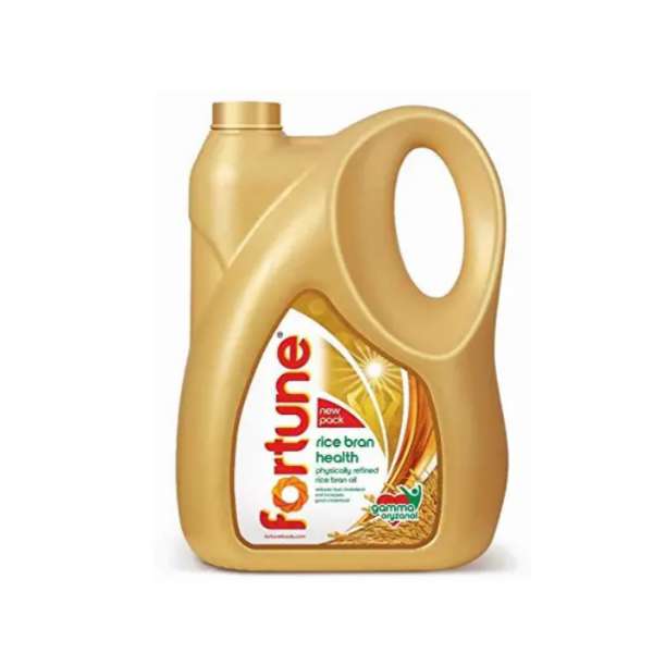 Fortune Rice Bran Health Oil, Cooking Oil for Healthier Heart, 5l Jar