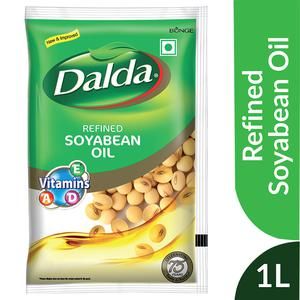 Dalda Refined Soyabean Oil, 1 L Pouch