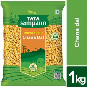 Tata Sampann Unpolished Chana Dal, 1 Kg Pouch