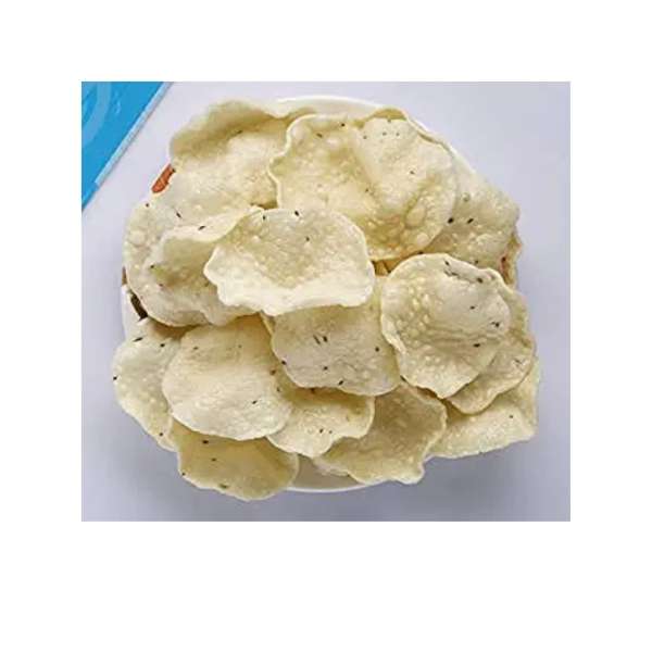 Homeqart Nature's Life Home Made Rice Chilly Papad /Rice Papad -Rice papad Chilli - Chips 400g