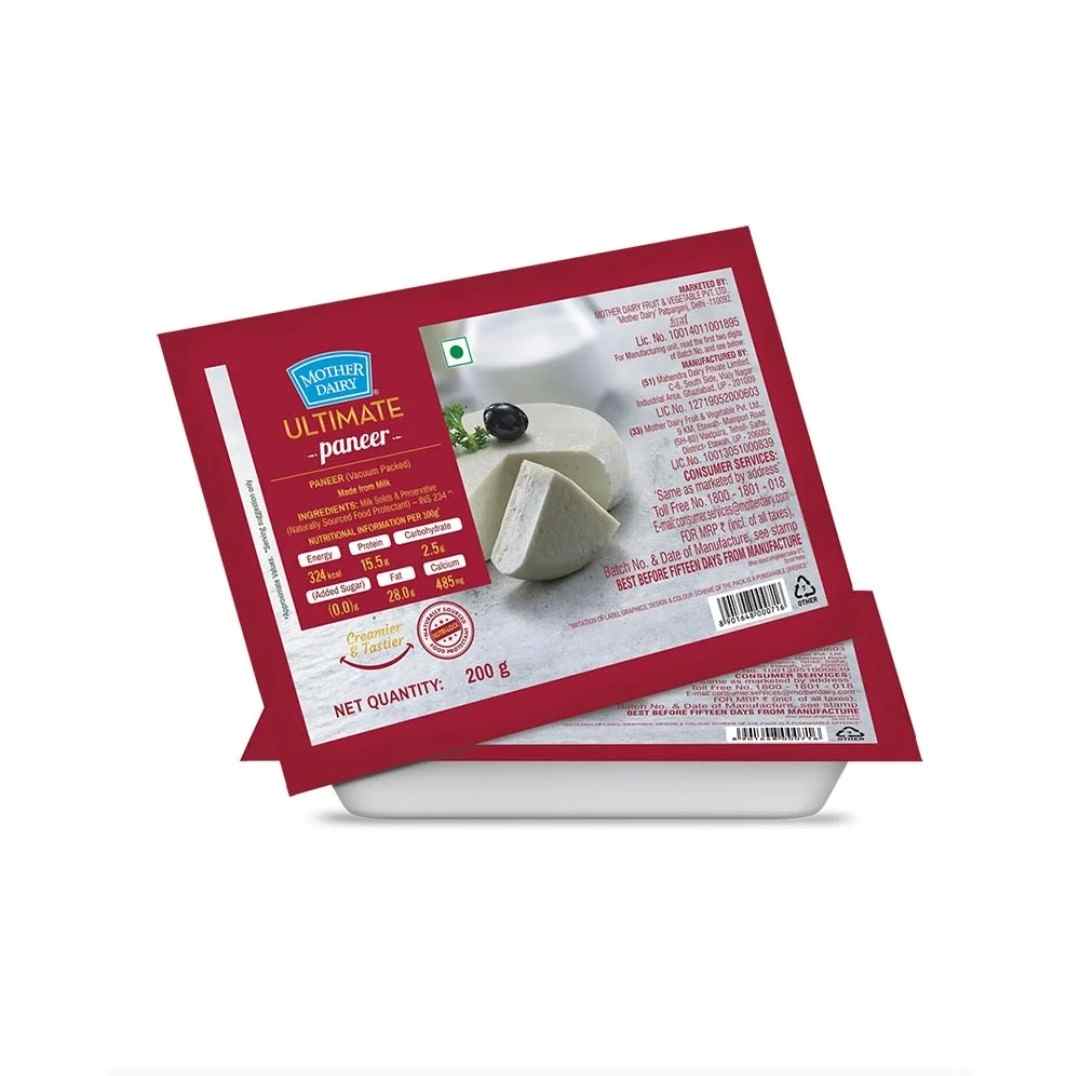 Mother dairy Ultmited paneer - 200gm