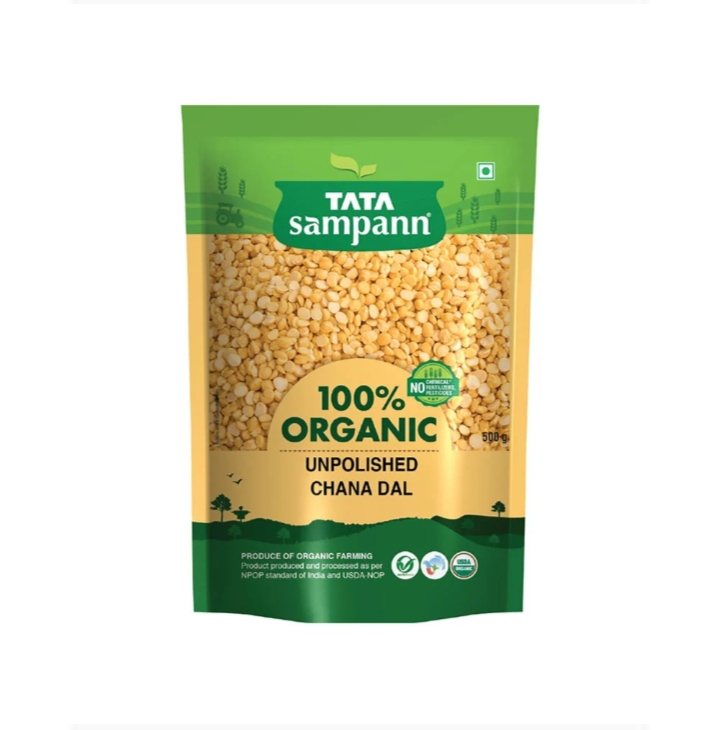 TATA SAMPANN Unpolished Chana Dal - 500gm